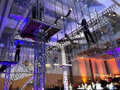 Ninja Warrior Rope Course Rental Phoenix Arizona